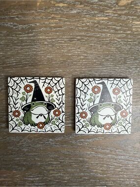 Halloween Frog Themed Magnets Set of 2 Target Bullseye